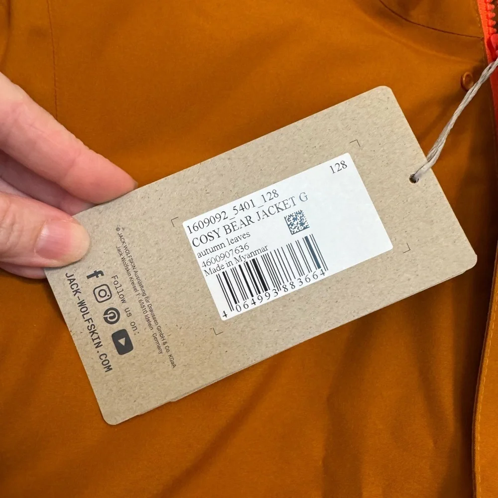 New Jack Wolfskin Cosy Bear Jacket